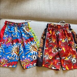 Youth Flow Society Shorts - Blue & Red